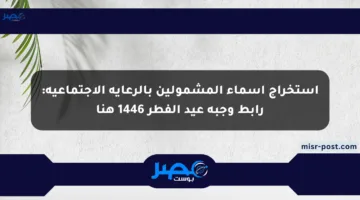 استخراج أسماء المشمولين بالرعاية الاجتماعية: رابط وجبة عيد الفطر 1446 هنا